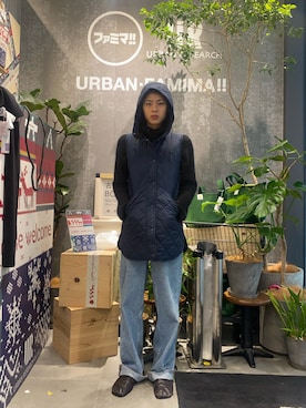 「AIGLE（エーグル）のアイテム」を使った、k0k0k0k0さん（メンズ・175cm）の冬コーディネート