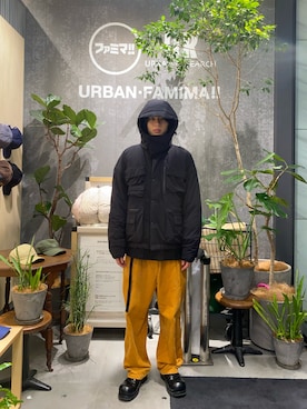 「アイテム（ダウンジャケット/コート）」を使った、k0k0k0k0さん（メンズ・175cm）の秋コーディネート