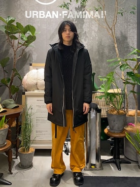 「アイテム（ダウンジャケット/コート）」を使った、k0k0k0k0さん（メンズ・175cm）の秋コーディネート