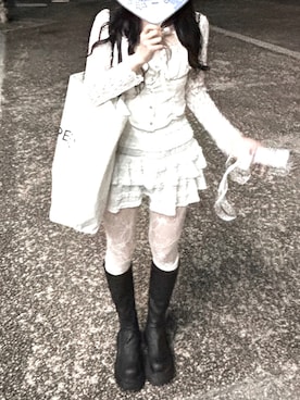 「アイテム（キャミソール）」を使った、Nyamn^._.^さん（レディース・166cm）の秋コーディネート