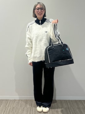 「adidas(アディダス)のアイテム」を使った、TMさん(レディース・172cm)の秋コーディネート