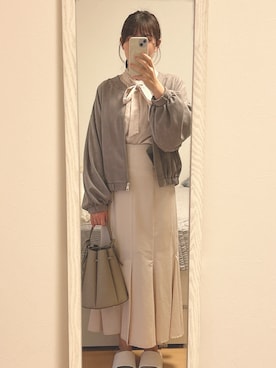 「archives（アルシーヴ）のアイテム」を使った、manami さん（レディース・159cm）の春コーディネート