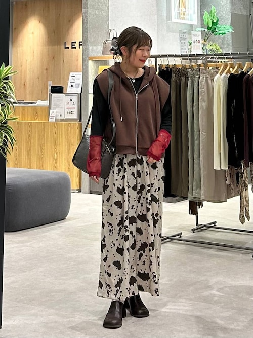 新品未使用品　レプシィム　スライバータッチミドルコート　プリーツガラスカート 新品未使用品 レプシィム スライバータッチミドルコート