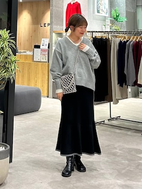 「LEPSIM」｜ばねさん（レディース・158cm）の秋コーディネート