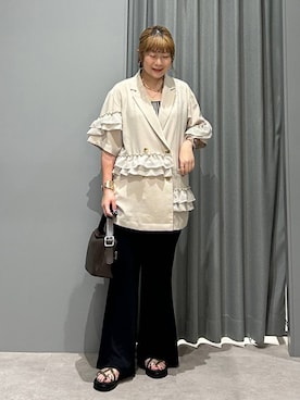 ばねさん（レディース・158cm）の春コーディネート