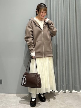 ばねさん（レディース・158cm）の冬コーディネート