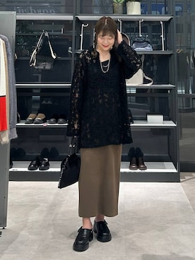 ばねさん(レディース・158cm)の秋コーディネート