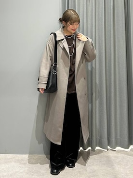 「LEPSIM」｜ばねさん（レディース・158cm）の冬コーディネート