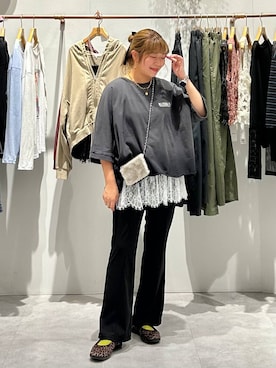 「LEPSIM（レプシィム）のイージーバレエスニーパー　1042670（パンプス、その他）」を使った、ばねさん（レディース・158cm）の秋コーディネート