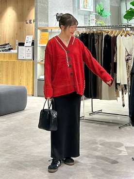 「体型カバー」｜ばねさん（レディース・158cm）の秋コーディネート