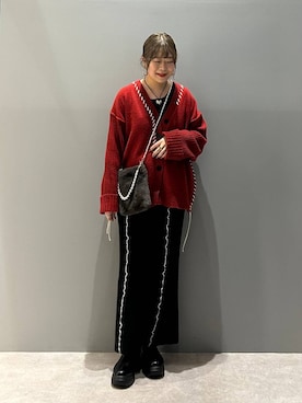 「アイテム（マタニティウェア/グッズ）」を使った、ばねさん（レディース・158cm）の秋コーディネート