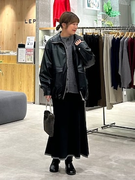 「LEPSIM」｜ばねさん（レディース・158cm）の秋コーディネート