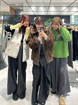 「アイテム（つなぎ/オールインワン）」を使った、ばねさん（レディース・158cm）の秋コーディネート