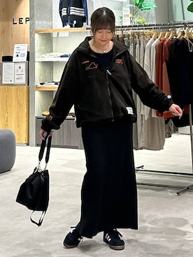 「アイテム（その他トップス、ブラウン系）」を使った、ばねさん（レディース・158cm）の秋コーディネート