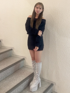 「GYDA（ジェイダ）のアイテム（ワンピース）」を使った、hina___gyさん（レディース・154cm）の秋コーディネート