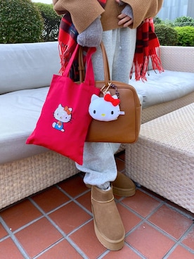 「アイテム（ストール/ショール）」を使った、yumi.さん（レディース・165cm）の秋コーディネート