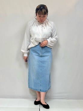 「ブラウンコーデ」｜「アイテム（パンプス）」を使った、ぁむさん（レディース・151cm）の春コーディネート