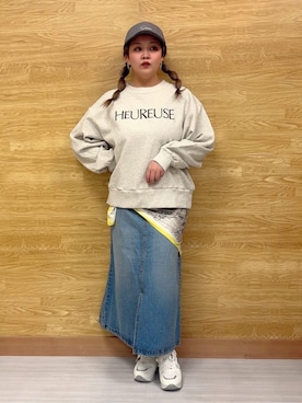 「off the wall（オフザウォール）のアイテム」を使った、ぁむさん（レディース・151cm）の冬コーディネート