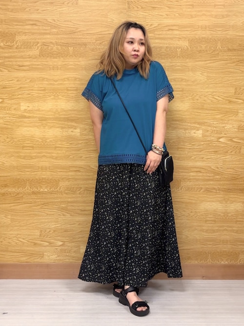 売り切れました！きれい色☆トップス セール】【S-LL/ひんやり】インせず決まる 楽してきれいなレース付き