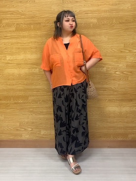 「SHOO・LA・RUE（シューラルー）のアイテム」を使った、ぁむさん（レディース・151cm）の夏コーディネート