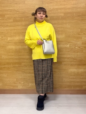 「DRESKIP（ドレスキップ）のアイテム」を使った、ぁむさん（レディース・151cm）の冬コーディネート