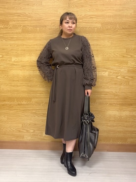 ぁむさん（レディース・151cm）の冬コーディネート