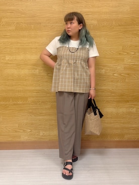 ぁむさん（レディース・151cm）の夏コーディネート