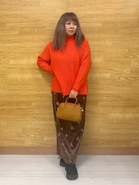 「Cutie Blonde（キューティーブロンド）のアイテム」を使った、ぁむさん（レディース・151cm）の冬コーディネート