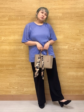 「SHOO・LA・RUE（シューラルー）のアイテム」を使った、ぁむさん（レディース・151cm）の秋コーディネート