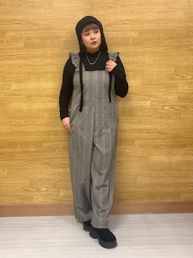 「DRESKIP（ドレスキップ）のアイテム」を使った、ぁむさん（レディース・151cm）の冬コーディネート