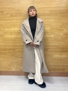 「DRESKIP（ドレスキップ）のアイテム」を使った、ぁむさん（レディース・151cm）の冬コーディネート