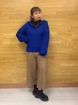 「DRESKIP（ドレスキップ）のアイテム」を使った、ぁむさん（レディース・151cm）の冬コーディネート