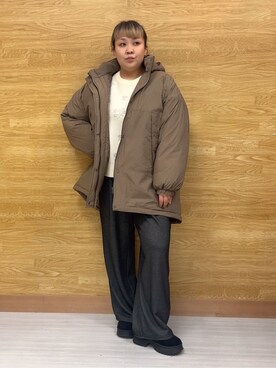 「DRESKIP（ドレスキップ）のアイテム」を使った、ぁむさん（レディース・151cm）の冬コーディネート