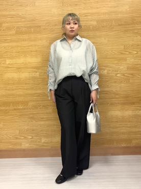 「SHOO・LA・RUE（シューラルー）のアイテム」を使った、ぁむさん（レディース・151cm）の秋コーディネート