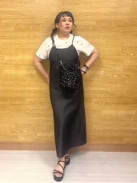 「授業参観日コーデ」｜「アイテム（ワンピース/ドレス）」を使った、ぁむさん（レディース・151cm）の夏コーディネート