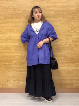 「SHOO・LA・RUE（シューラルー）のアイテム」を使った、ぁむさん（レディース・151cm）の夏コーディネート