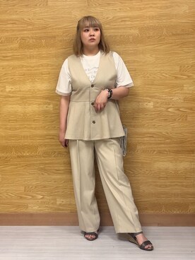 「春夏」｜ぁむさん（レディース・151cm）の春コーディネート