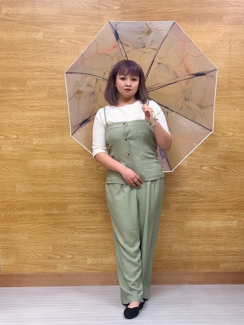 Pan パン クロップドトップス タックバルーンクロップドパンツ 【メール便対応不可