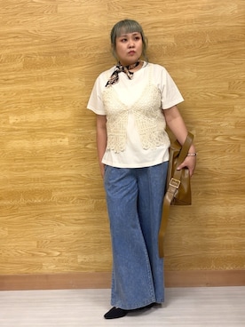 「アイテム（その他トップス）」を使った、ぁむさん（レディース・151cm）の秋コーディネート