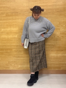 ぁむさん（レディース・151cm）の冬コーディネート