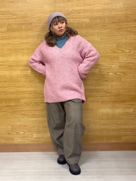 ぁむさん（レディース・151cm）の冬コーディネート