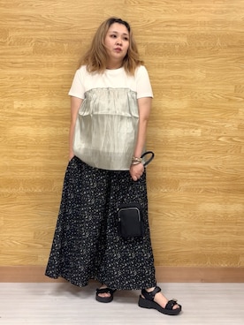 ぁむさん（レディース・151cm）の夏コーディネート