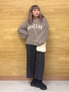 「SHOO・LA・RUE（シューラルー）のアイテム」を使った、ぁむさん（レディース・151cm）の秋コーディネート