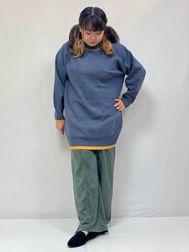 「マイベストコーデ2024」｜「アイテム（チュニック）」を使った、ぁむさん（レディース・151cm）の冬コーディネート