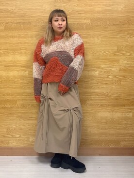 ぁむさん（レディース・151cm）の冬コーディネート