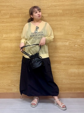 ぁむさん（レディース・151cm）の春コーディネート