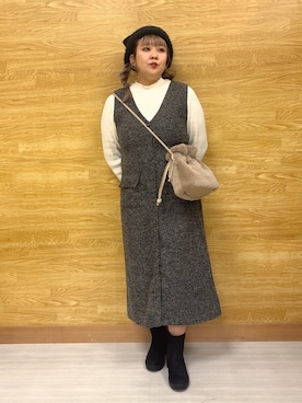 ぁむさん（レディース・151cm）の冬コーディネート