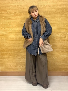 ぁむさん（レディース・151cm）の秋コーディネート