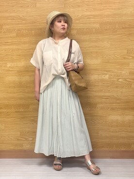 「DRESKIP（ドレスキップ）のアイテム」を使った、ぁむさん（レディース・151cm）の春コーディネート