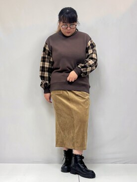 「冬を彩る色いろコーデ」｜ぁむさん（レディース・151cm）の冬コーディネート